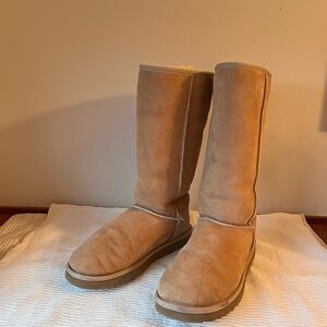 UGG Tall Classic Chestnut Suede Winter Boots